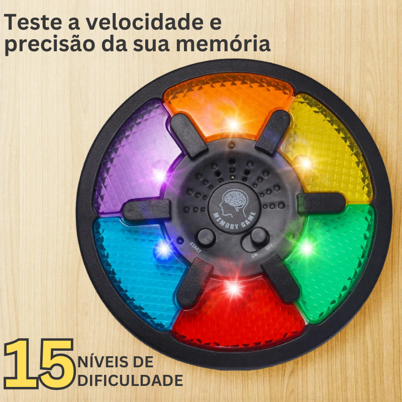 Jogo da Memória Eletrônico Infantil com Luz e Som