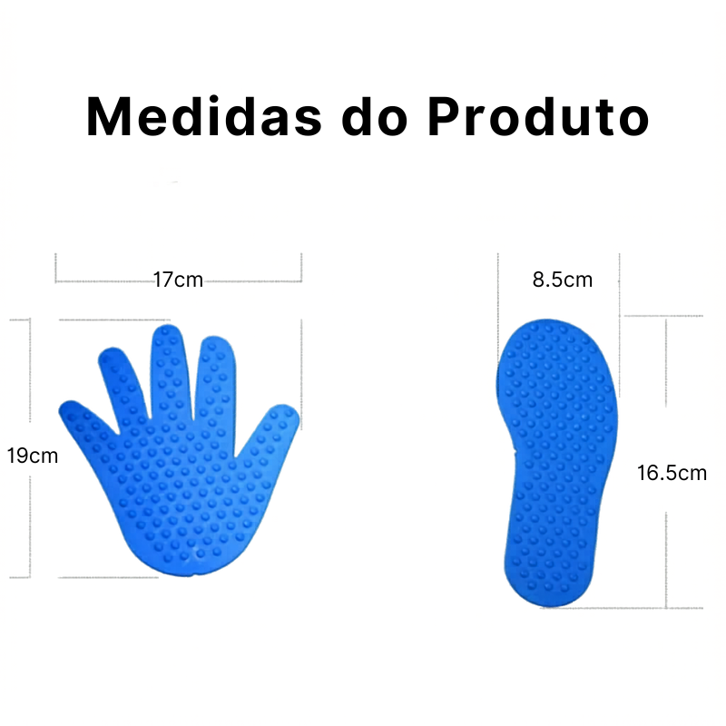 Brinquedo Sensorial Mão e Pé para Coordenação Motora