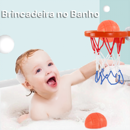 Brinquedo Para Banho Cesta de Basquete Infantil