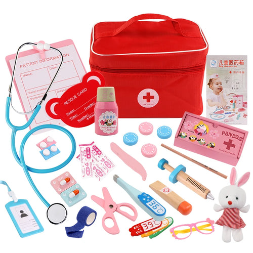 Kit Médico Infantil com Maleta e Acessórios Brinquedo de Médico
