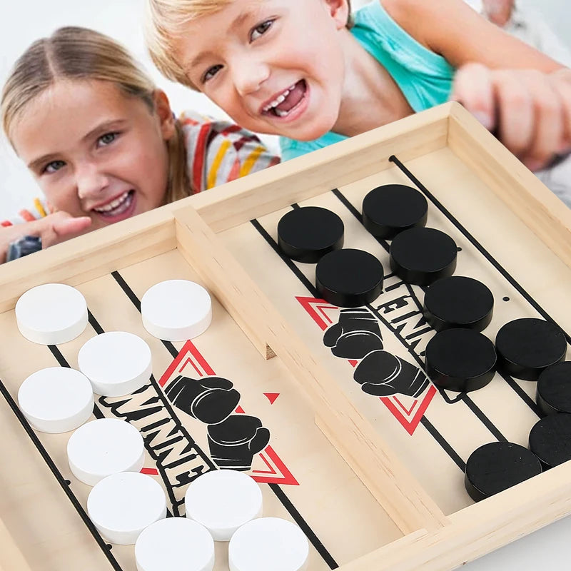 Jogo de Mesa Hockey Estilingue Infantil para Família