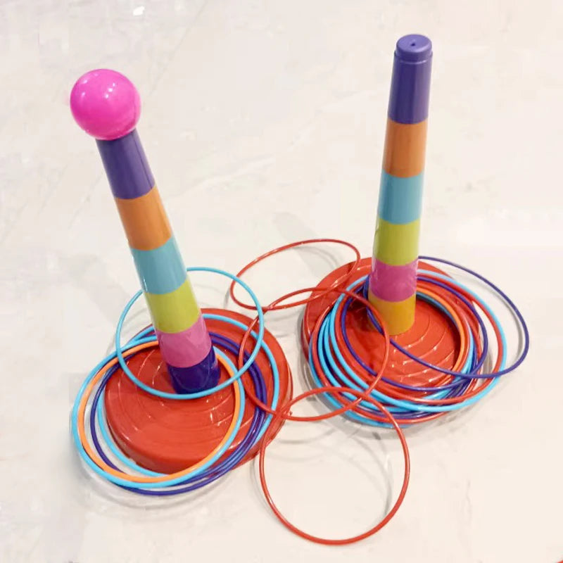 Jogo de Argolas de Empilhar Infantil Brinquedo Educativo