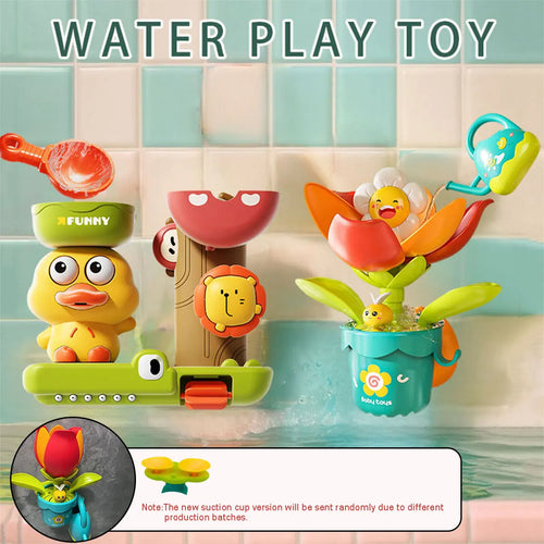 Brinquedo de Banho Infantil Roda d'Água com Ventosa