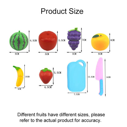 Brinquedo de Cozinha Infantil Kit Frutas e Legumes de Cortar em Madeira