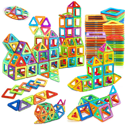 Brinquedo Magnético de Montar Infantil 60 Peças Educativo Criativo