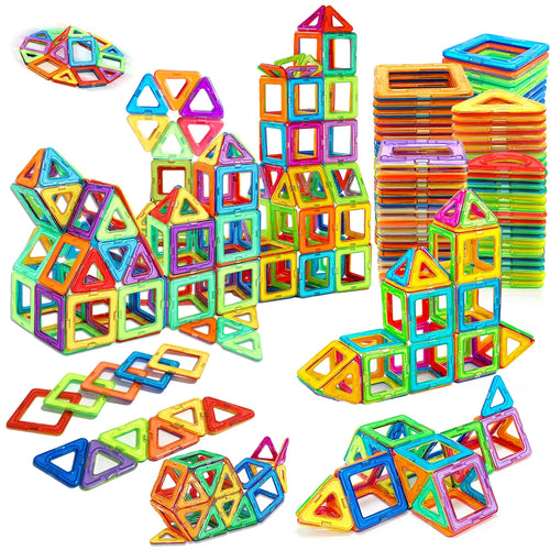 Brinquedo Magnético de Montar Infantil 60 Peças Educativo Criativo