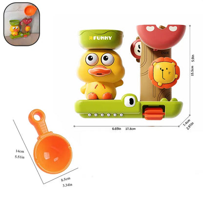 Brinquedo de Banho Infantil Roda d'Água com Ventosa