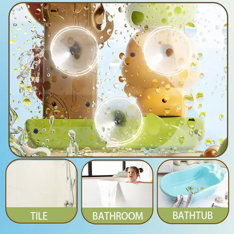 Brinquedo de Banho Infantil Roda d'Água com Ventosa