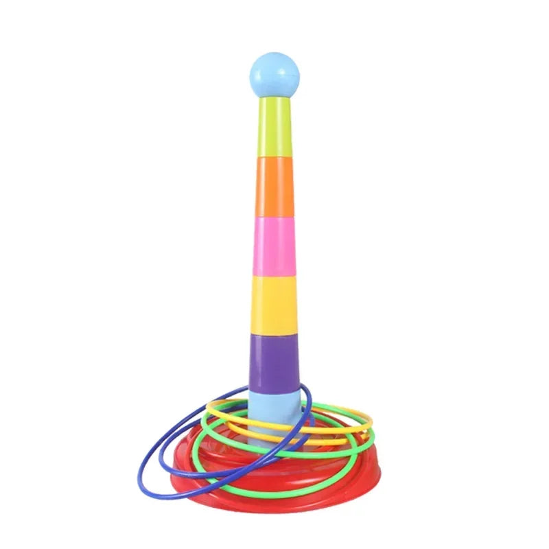 Jogo de Argolas de Empilhar Infantil Brinquedo Educativo