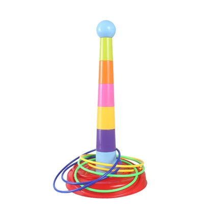 Jogo de Argolas de Empilhar Infantil Brinquedo Educativo